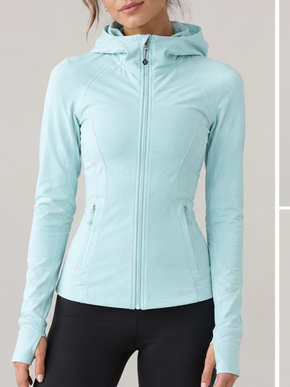 LULULEMON TEAL JACKET SZ 8 perfect condition